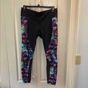Athleta Colorful Floral Leggings